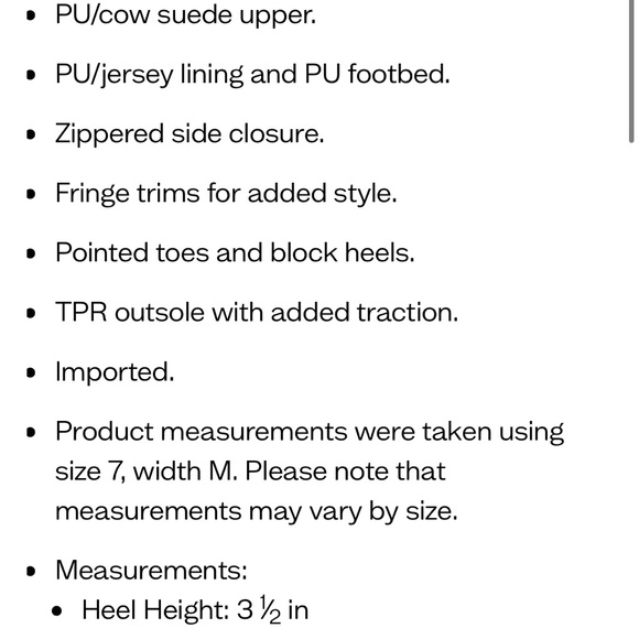 MIA Cisco Ankle Cowboy Boots with fringe sz 8.5 - Picture 8 of 8